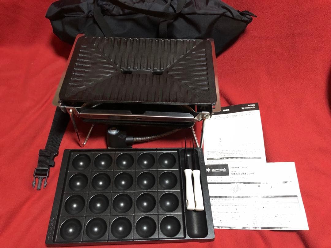 スノーピーク グリルバーナー雪峰苑＋雪峰苑たこ焼きプレート - メルカリ