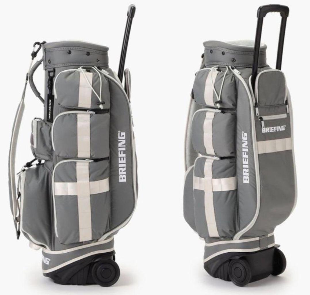 Air Kei ブリーフィング CR-6 キャスター ライトグレー BRIEFING GOLF - CR-6 CASTER | キャディバッグ | ライトグレー | ユニ