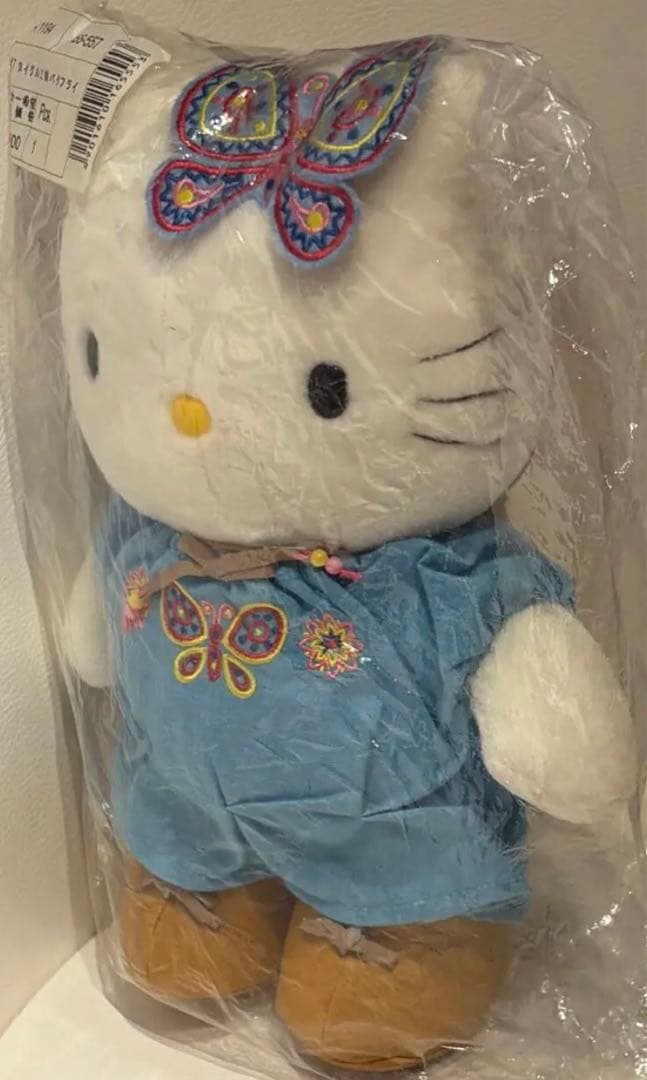 レトロ ハローキティ ちょうちょ ぬいぐるみ 激レア 希少 入手困難 着ぐるみ大