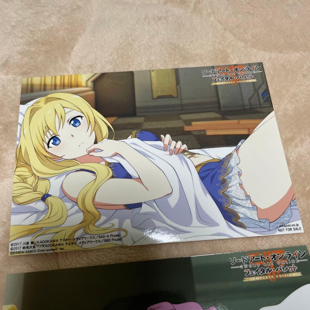 ソードアートオンライン アスナ アリス ゲーム特典写真セット - メルカリ
