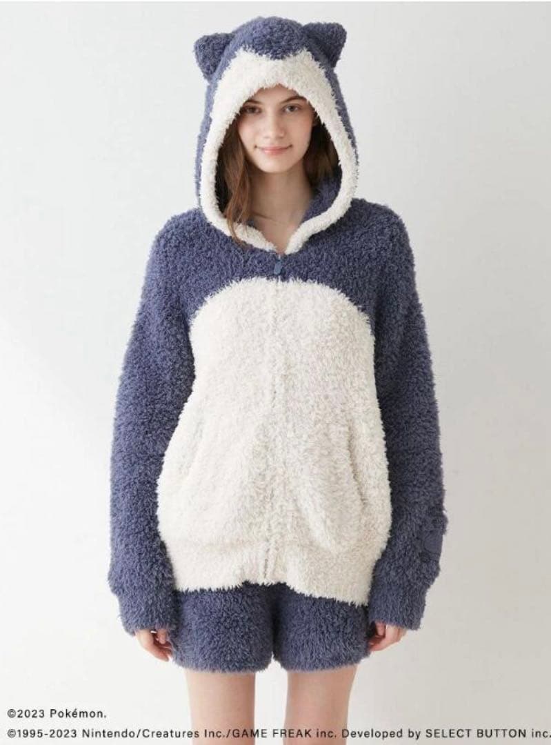 【GELATOPIQUE】ポケモンスリープ カビゴンパーカ&ショートパンツセット gelato pique（ジェラートピケ） ポケモンスリープ ジェラート