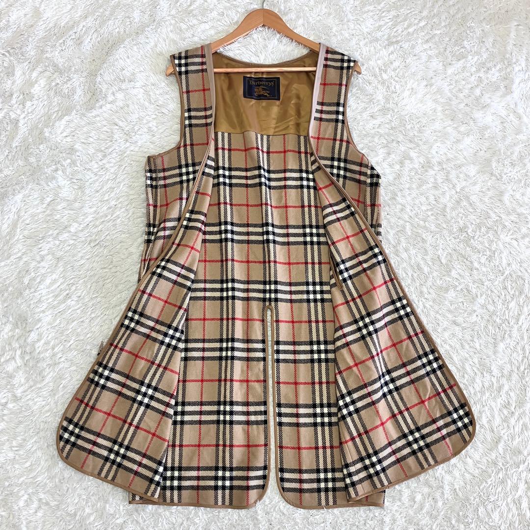 美品 バーバリー トレンチコート用 ライナーのみ ノバチェック 金タグ