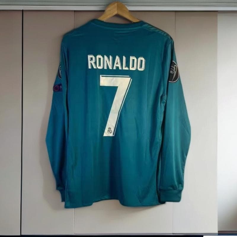 17-18 レアル・マドリード ロナウド 長袖 シャツ 7番 - メルカリ