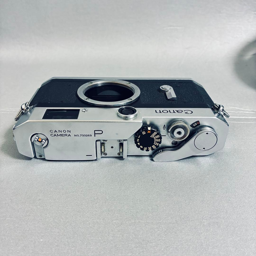 ☆人気のキヤノンP型☆クリアなキヤノンレンズ50mm 1：1.4☆露出