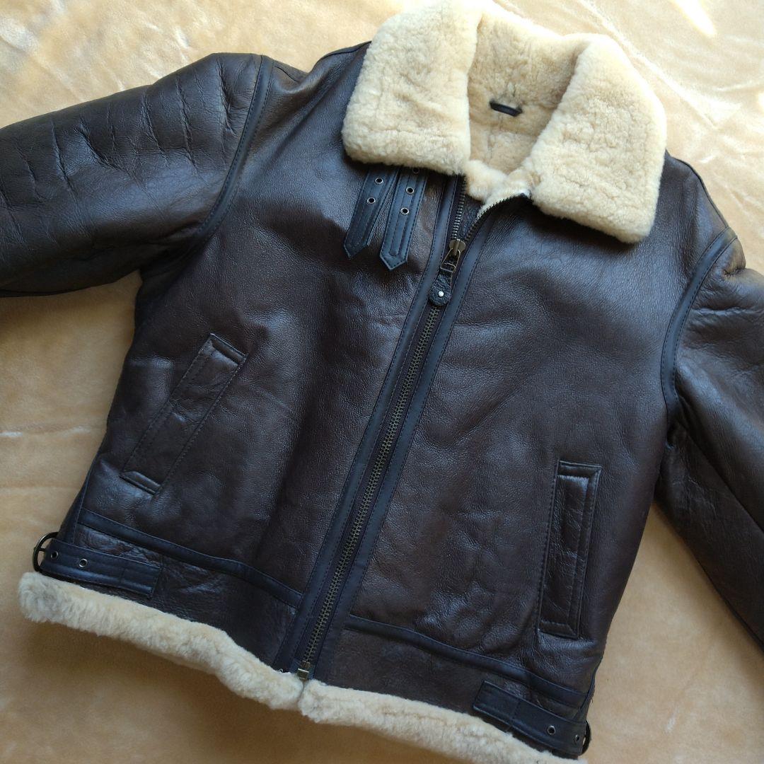 90's B3 XL フライトジャケット ムートンジャケット ツーリング - メルカリ