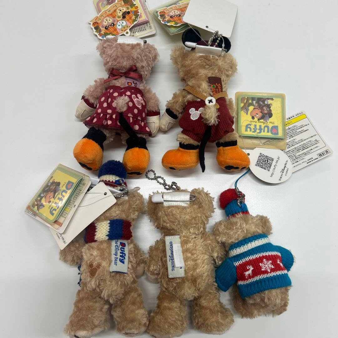 5体セットダッフィー シェリーメイ ジェラトーニ ディズニー