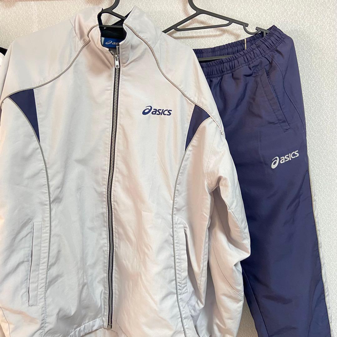 asics ウィンドブレーカー上下 セットアップ Mサイズ アシックス