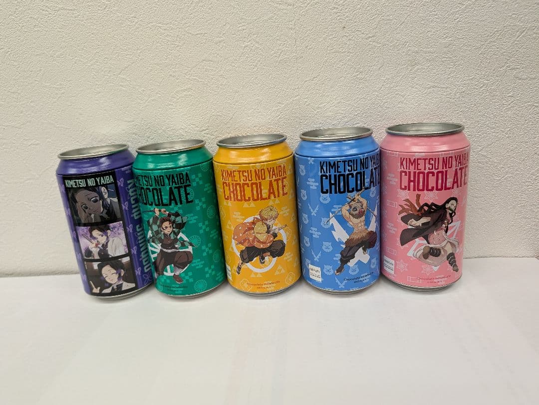 鬼滅の刃 チョコレート缶セット 5本入り