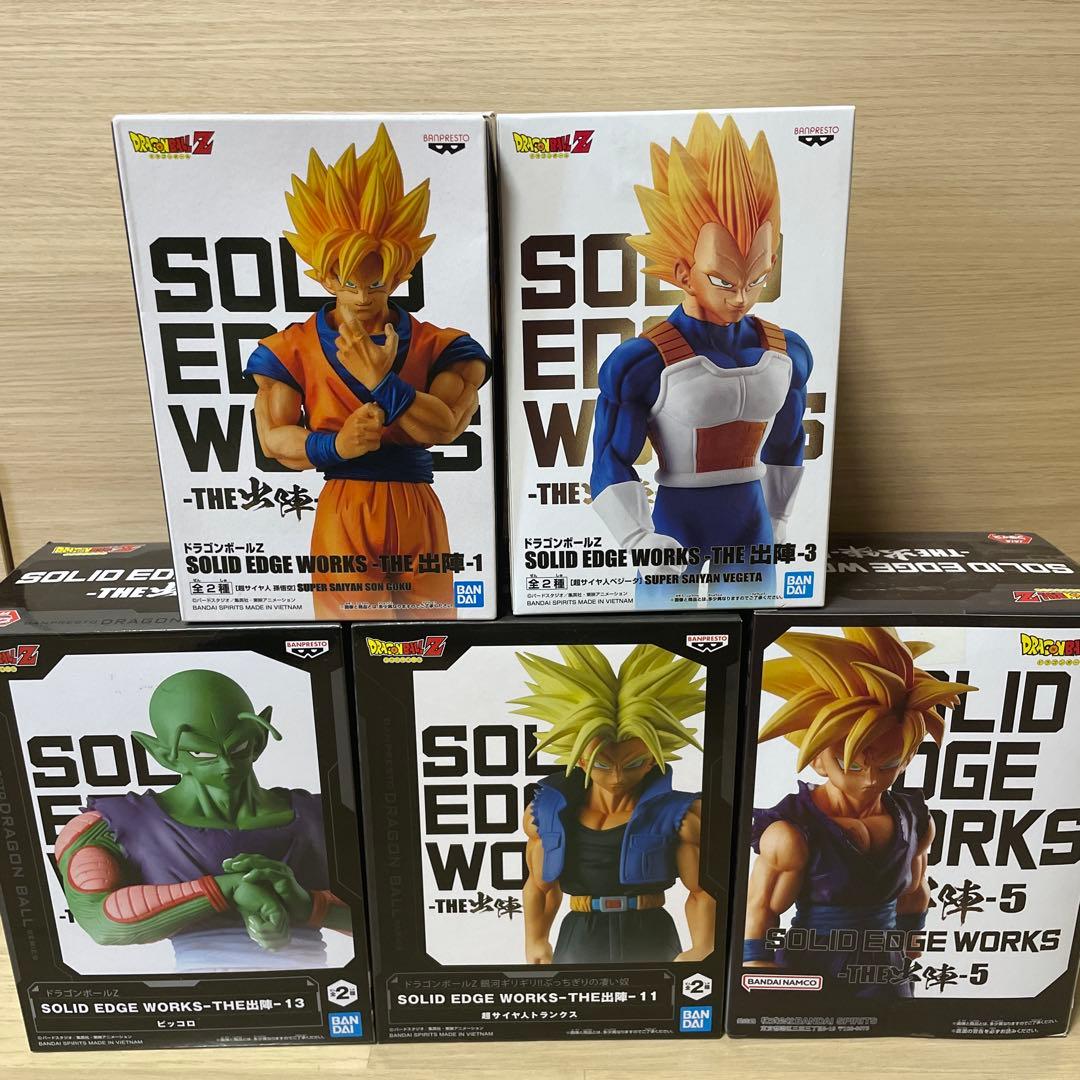 ドラゴンボール 出陣 SOLID EDGE WORKS フィギュア5体セット