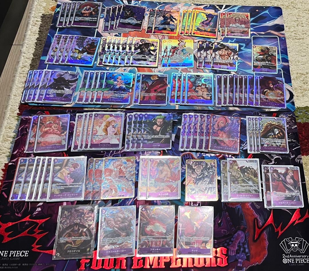 紫 SR SEC パラレル リーダーパラレル まとめ売りワンピースカード引退