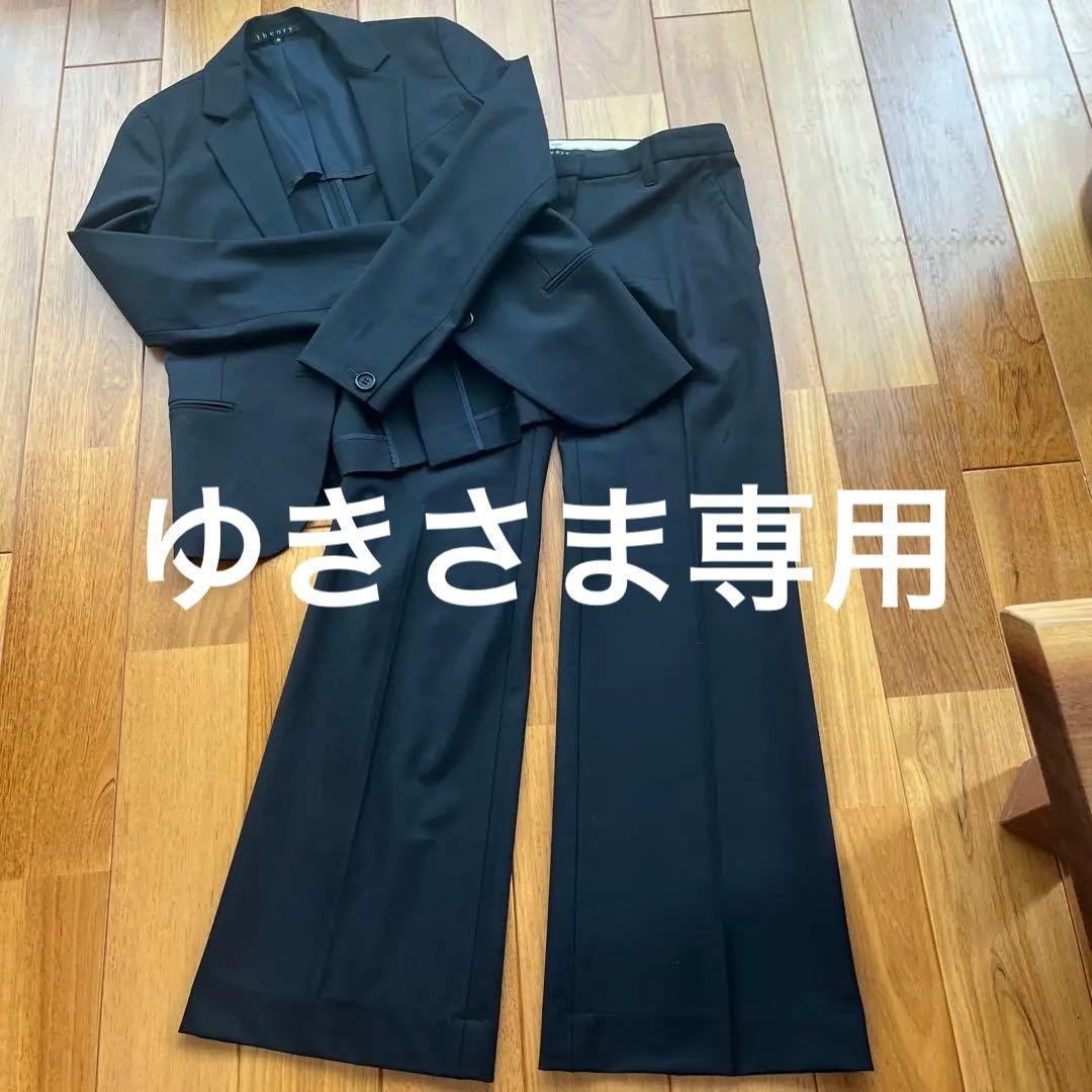 ★ほぼ未使用 theory セオリー スーツセットアップ0号 ★ theory（セオリー） Theory 23AW TRACEABLE WOOL ジャケット×パンツ