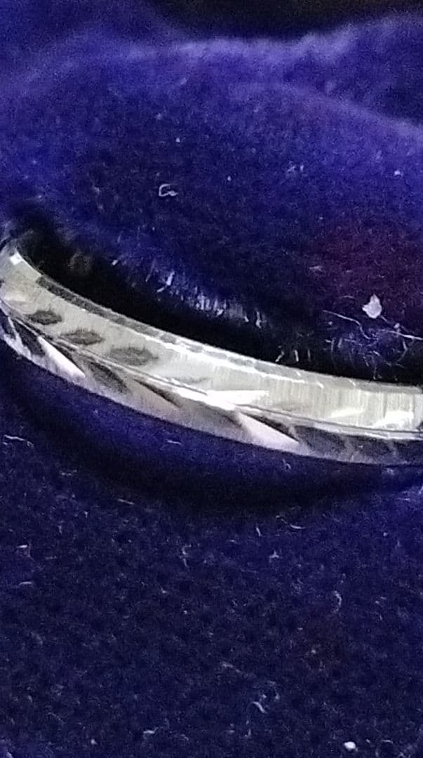 プラチナリング　9号　Pm(Pt)900　プラチナ90％ 2.57g