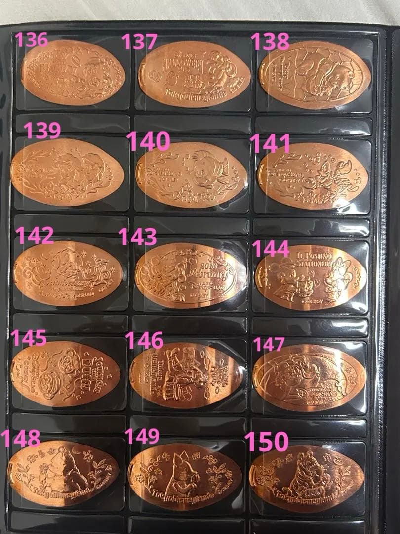 ディズニー　スーベニアメダル　2010-2021　スーベニアケース