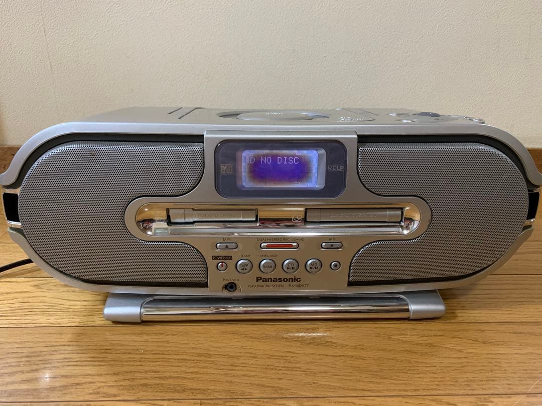 パナソニック ラジカセ CD/MD/カセット RX-MDX77 - メルカリ