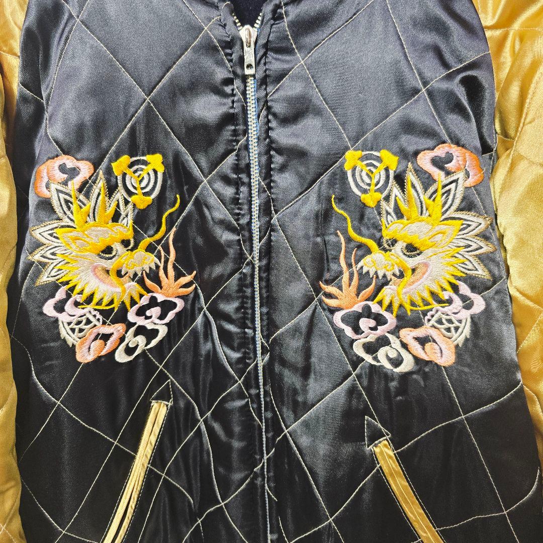 テーラー東洋 別珍 スカジャン 舞妓 鷹 日本 龍 刺繍 L 美品 - メルカリ