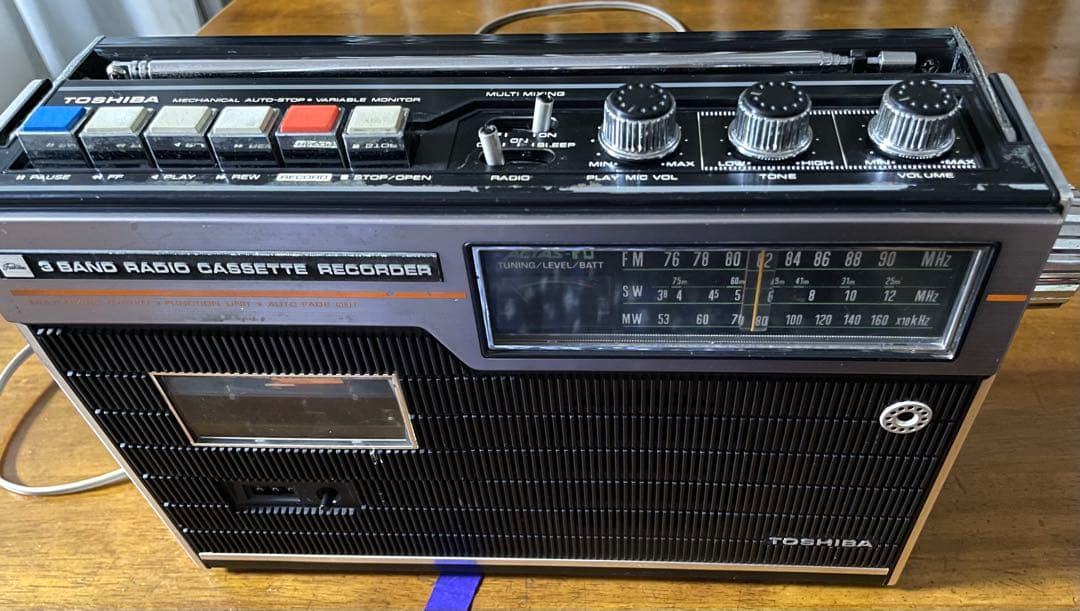 東芝ラジカセ ACTAS-FU (ラジオ可動) - メルカリ