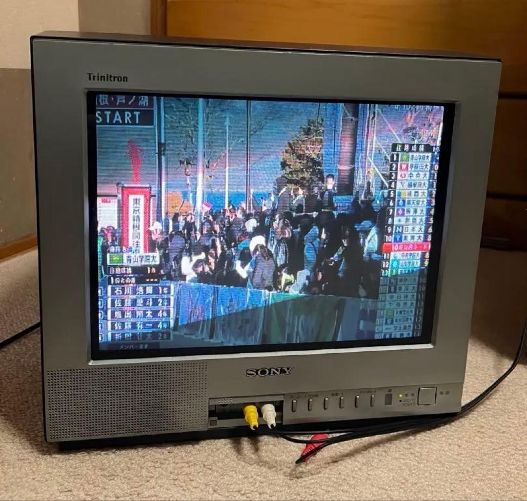 SONY トリニトロン ブラウン管テレビ KV-14MF1 リモコン・説明書あり