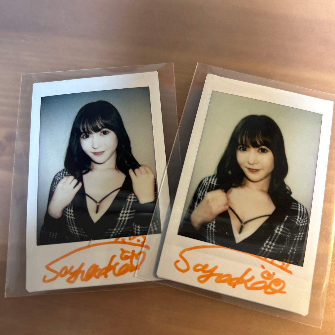 恵沙也香 直筆サイン入りチェキ2枚 - メルカリ