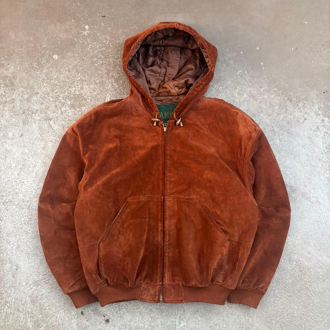 80s CHAMBERS イタリア製 スエードジップフーディー 楽天市場】EMMETI エンメティ BILL ZIP スエードレザー ジップパーカー