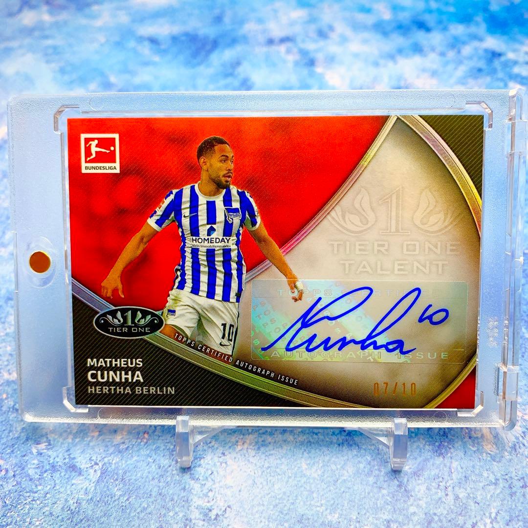 10シリ【マテウス・クーニャ】直筆サインカード マンチェスター