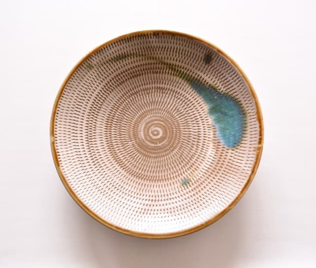 未使用 小石原焼 小鹿田焼 飛び鉋 34cm 大皿 大鉢 - メルカリ