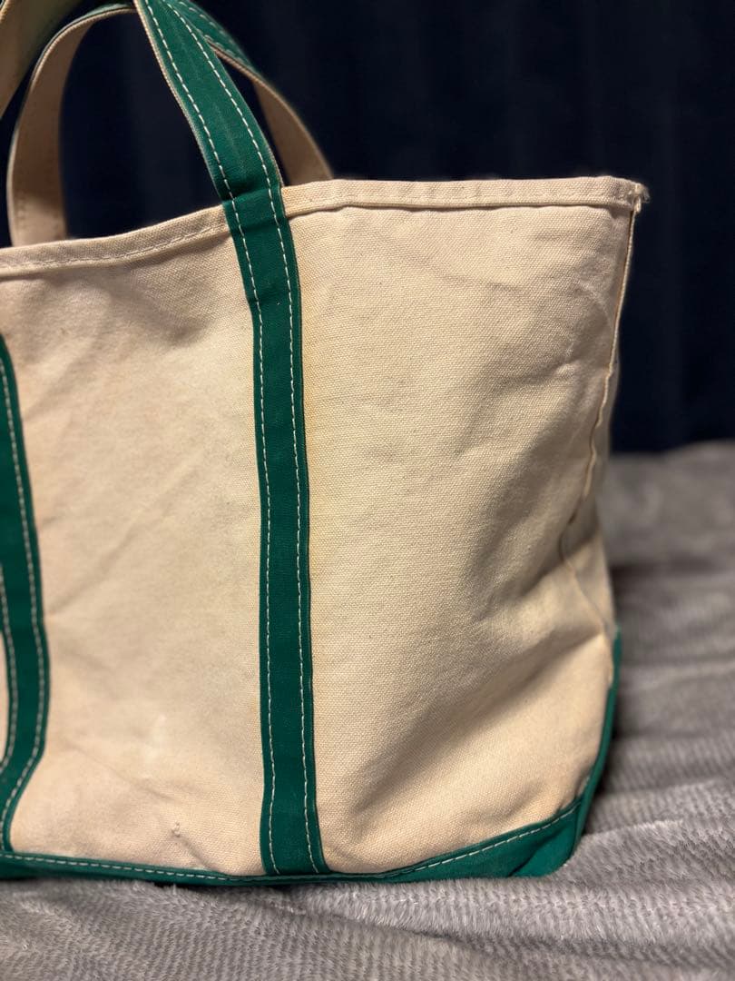 80s L.L.BEAN エルエルビーン ボートアンドトート USA製 緑 単色