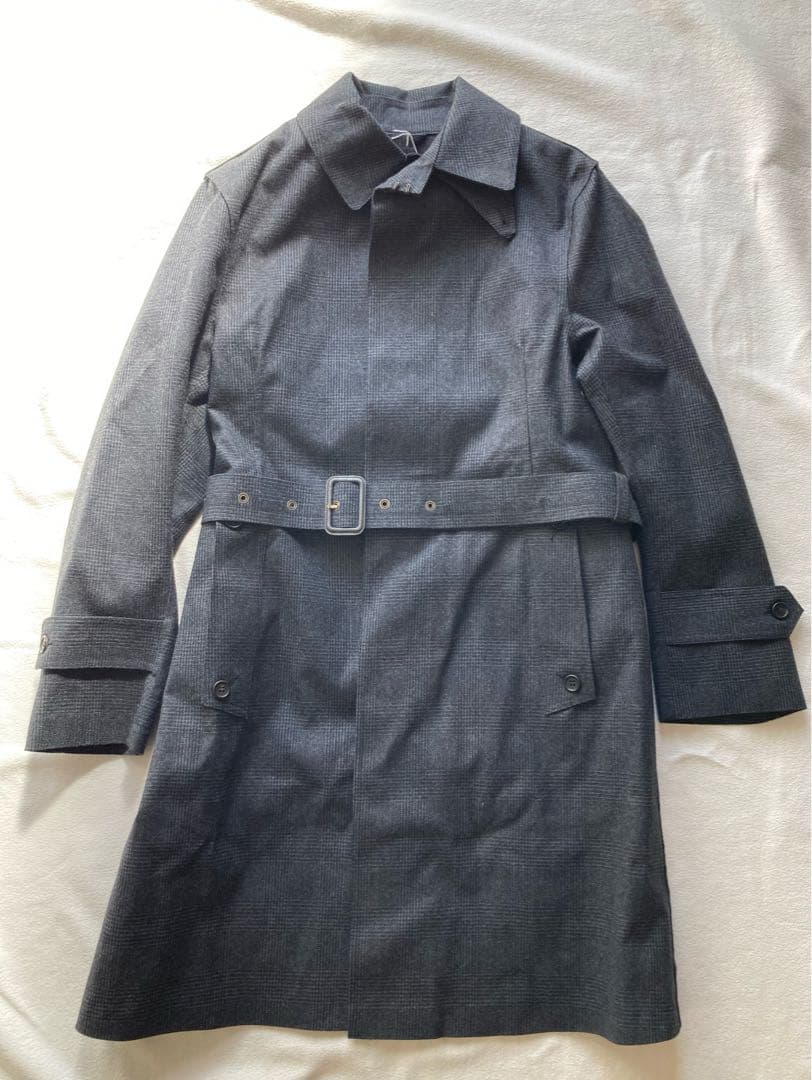 未使用タグ付　ポールスミス別注　マッキントッシュ　グレンチェック　コート　M 未使用タグ付 ポールスミス別注 マッキントッシュ グレンチェック