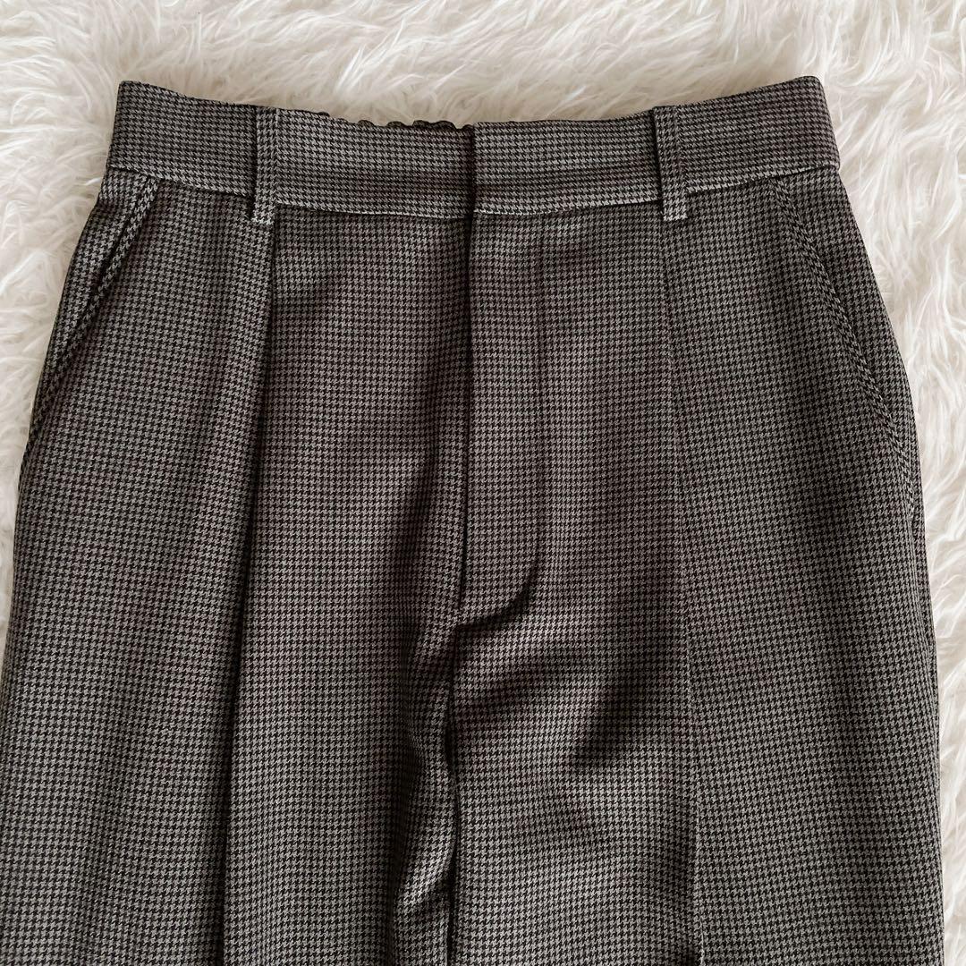 美品✨【シップス】ノーカラージャケットパンツセットアップ チェック