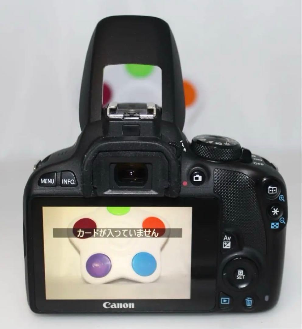 キャノン 一眼レフ Kiss X7 手ぶれ補正レンズ 望遠 バッテリー2個！