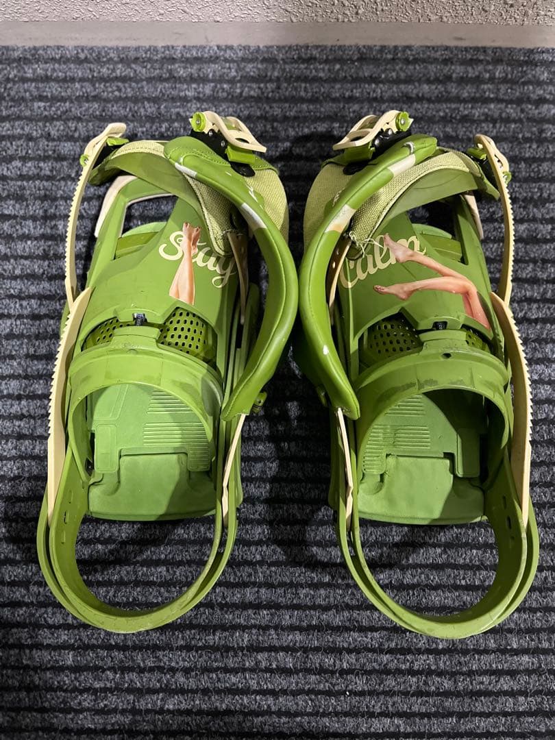 BURTON STAY CALM BOMBER GREEN L - メルカリ