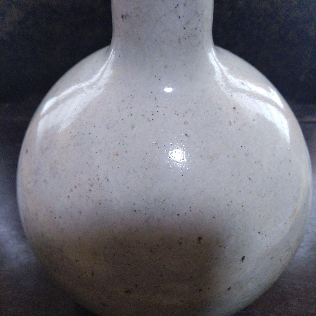 NO293 相馬焼or上野目焼 徳利 糠白釉