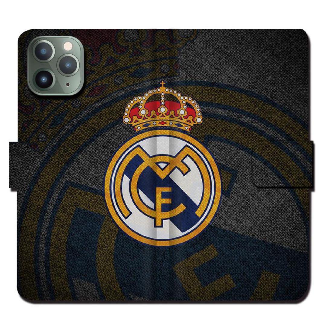 新品！全機種対応！iPhoneケース 手帳型 レアルマドリード - メルカリ