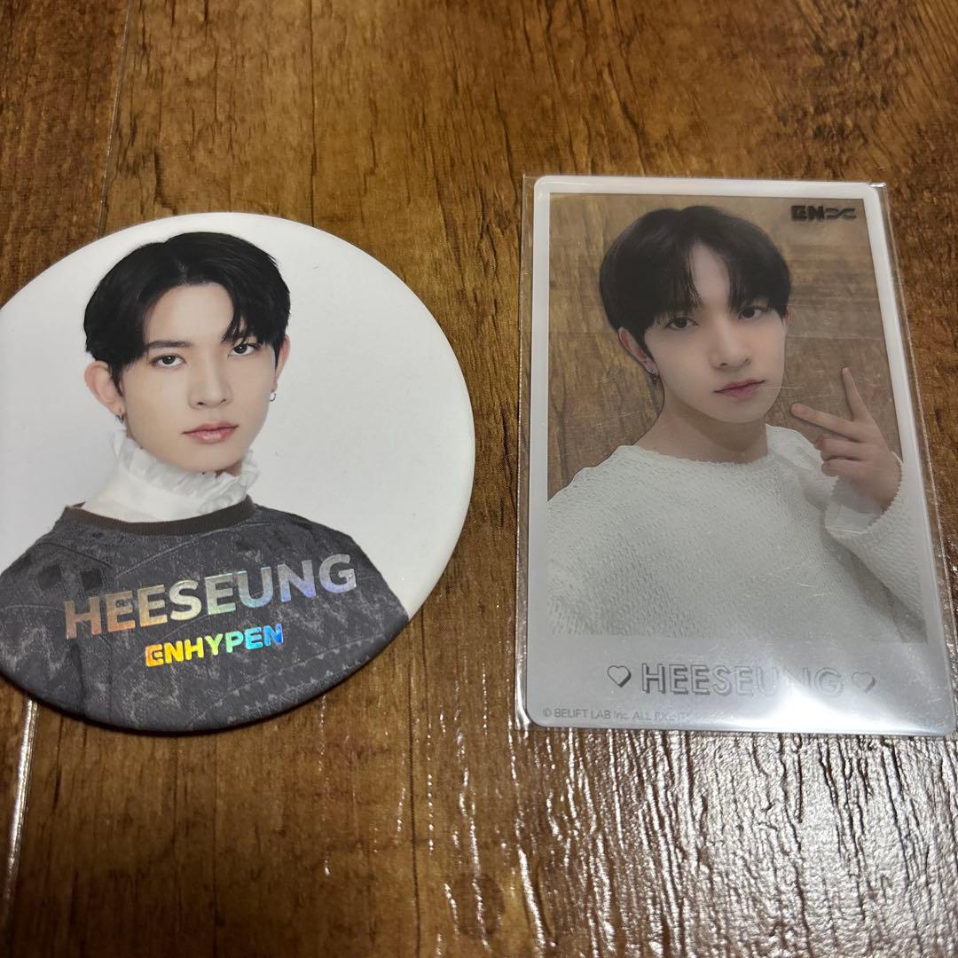 HEESEUNG 閃光 FC限定 クリアカード、もしもしカード - メルカリ