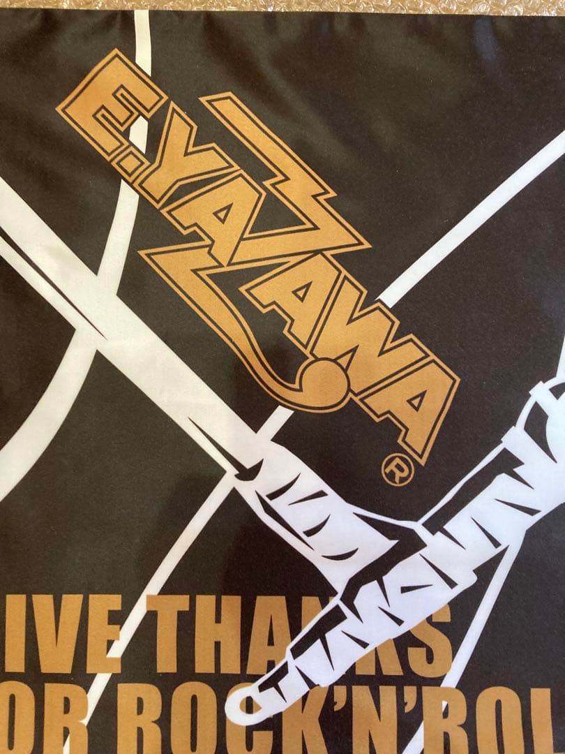 矢沢永吉　クッションカバー　ロゴマイク