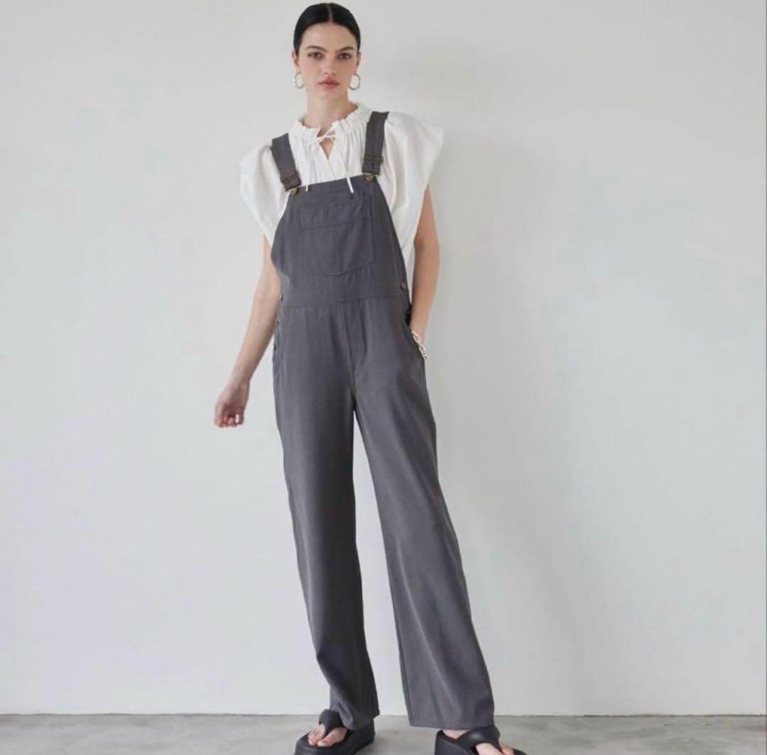 新品】アリシアスタン サロペット フロントポケット オーバーオール