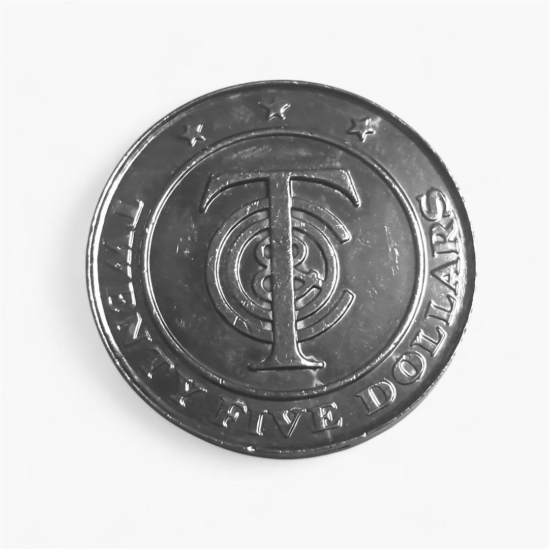 希少 新品ヴィンテージTIFFANY&Co. ティファニーコイン 25＄ - メルカリ