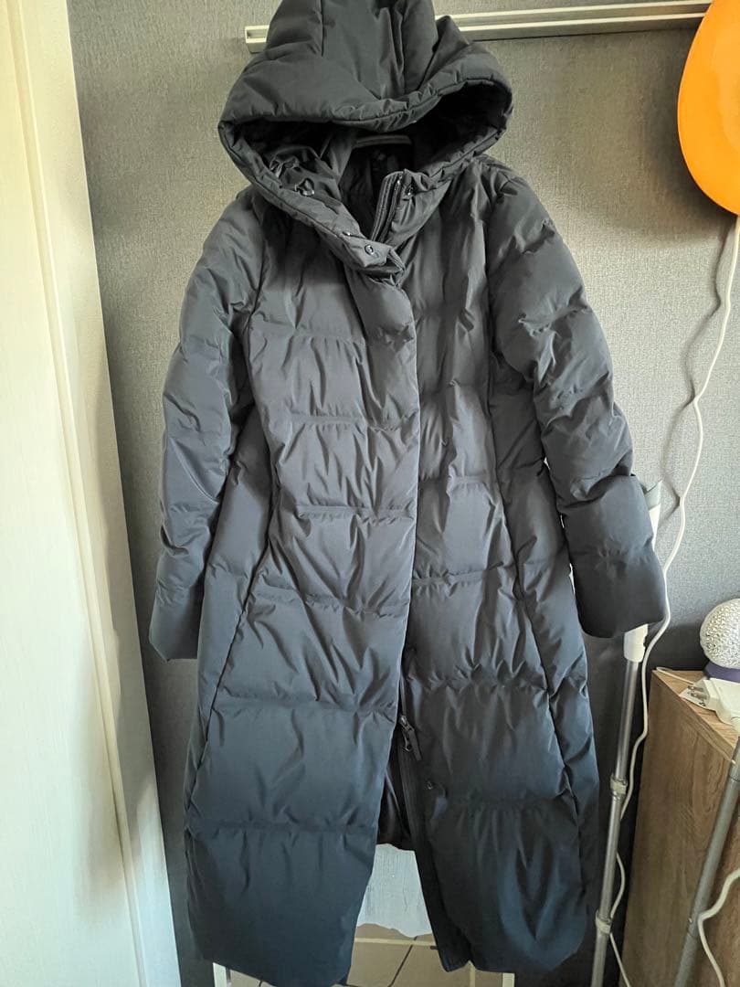 シームレスダウンロングコート ネイビー 420253 ユニクロ UNIQLO