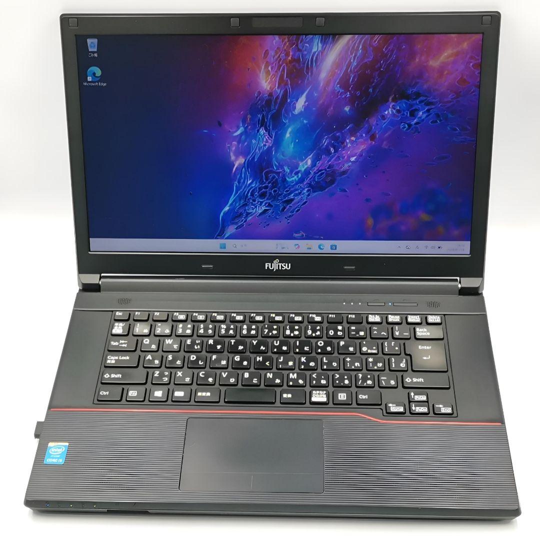 最新鋭 Windows11 ノートパソコン 富士通 Office すぐ使えます