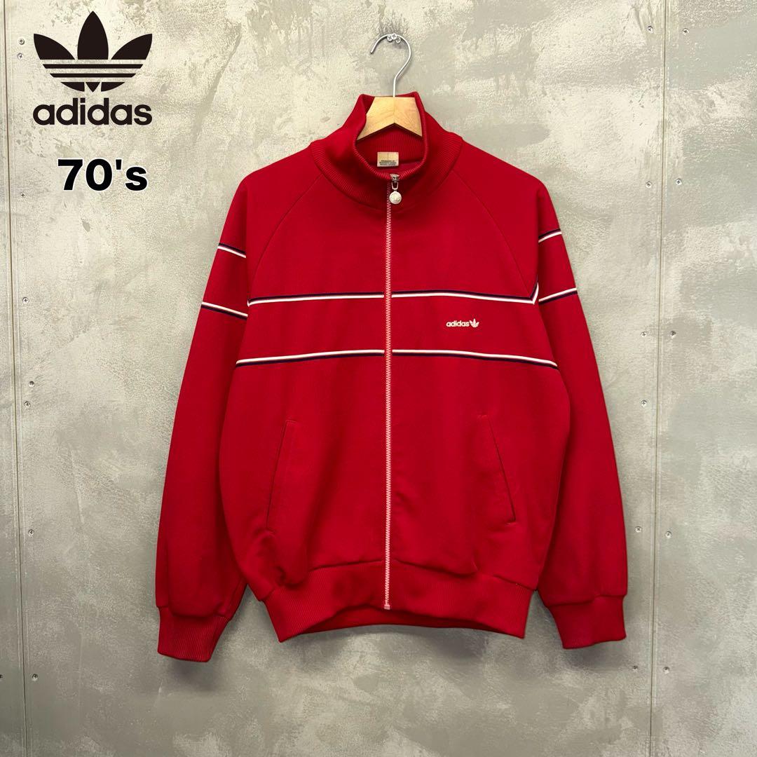 70's adidas トラックジャケット ジャージ アディダス 西ドイツ - メルカリ
