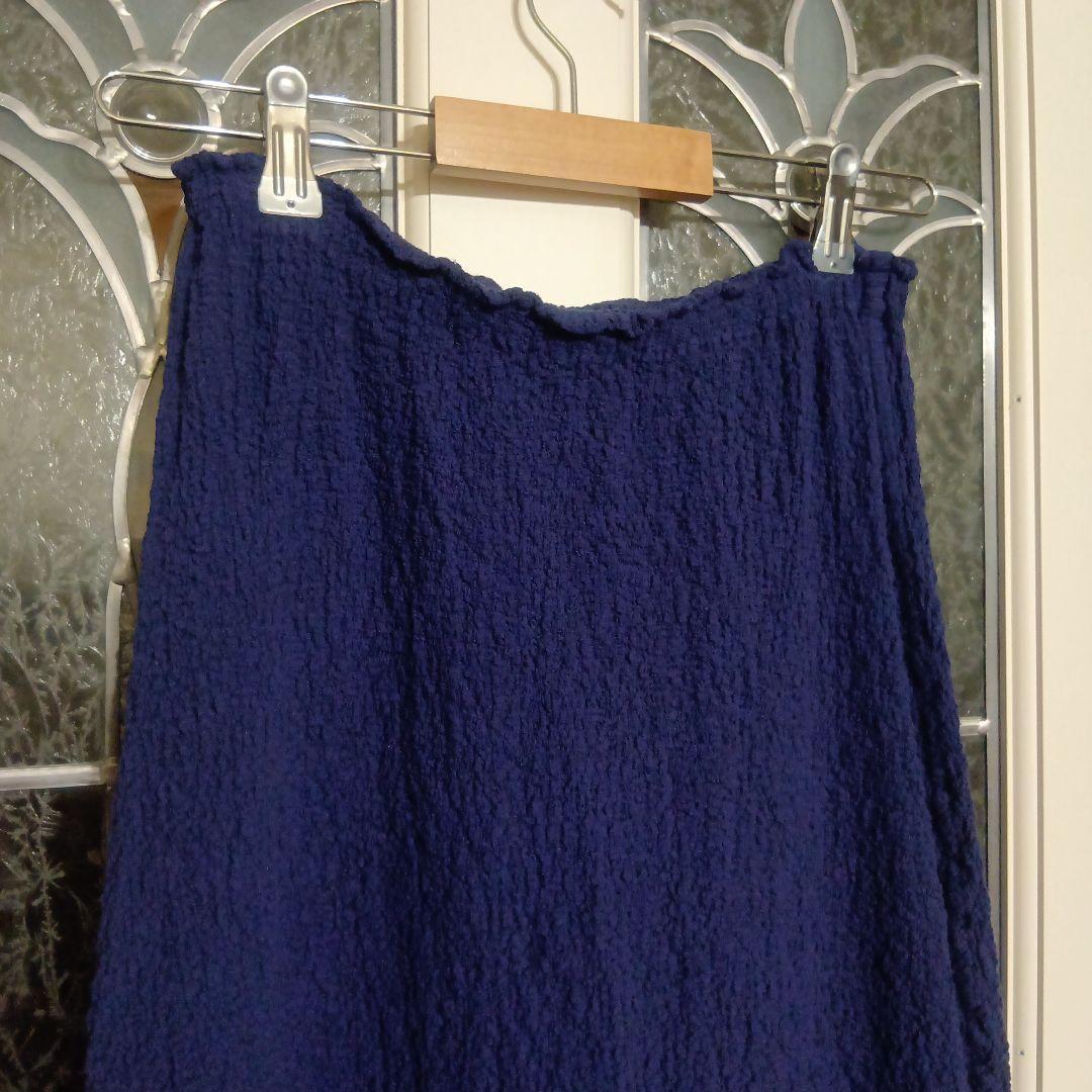 me ISSEY MIYAKEカリフラワー スカート イッセイミヤケ 紺色 - メルカリ