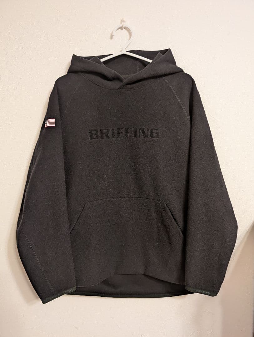 BRIEFING ブラック パーカーM