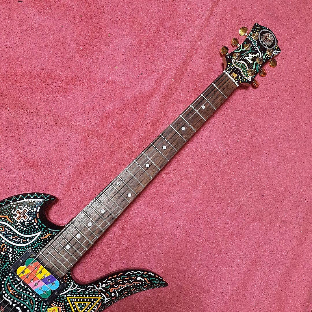 【良・美品】アメーバペイント・hideモデル。モッキンバード。ソフトケース付属。