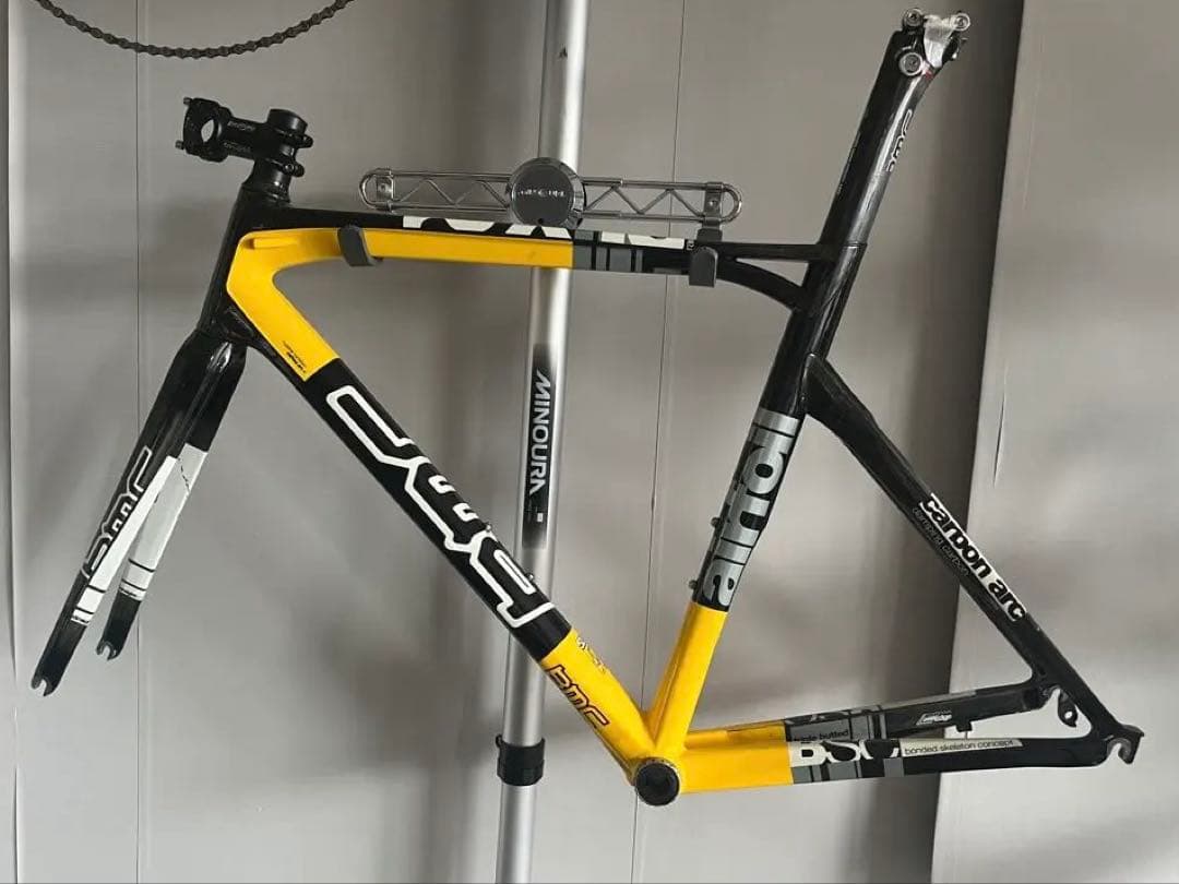 BMC SLX01 イエロー　52 ロードバイク　フレーム BMC SLX01 イエロー 52 ロードバイク フレーム - メルカリ