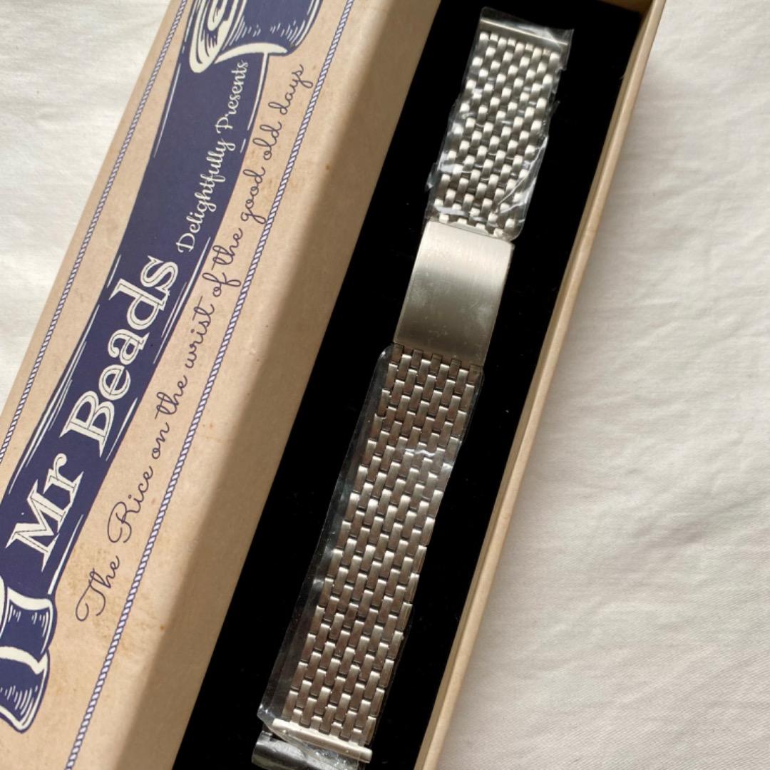 未使用】Mr Beads 20mm 9連ライスブレス ステンレスバンド - メルカリ