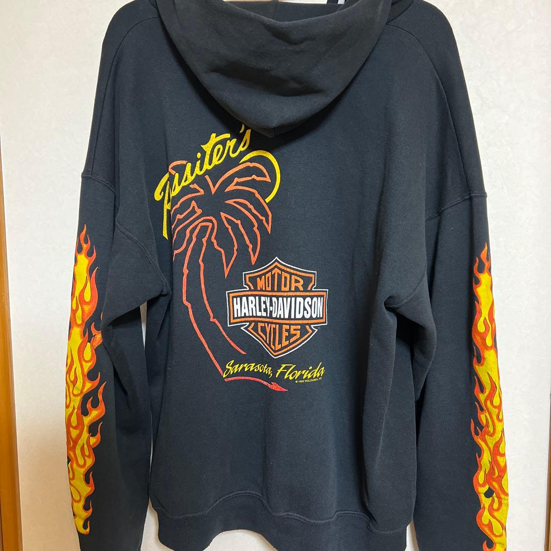 SANTEE XL フレイムデザイン パーカー ハーレーダビッドソン希少