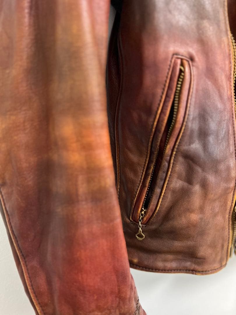 johnbull ジョンブルプライベートラボ ライダース 姫路馬革 - メルカリ