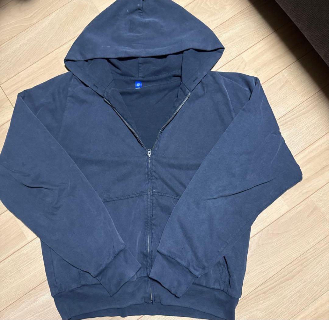 こ*わ様 YZY イージーギャップ　ダークグレー　フルジップパーカー イージーギャップ Yeezy GAP ZIP HOODIE ジップアップパーカー XXL