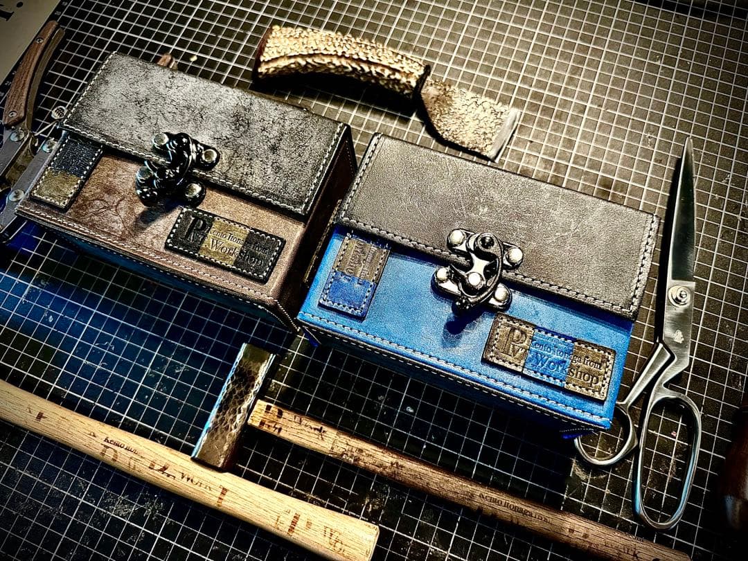 月末SALE！Pvt.Workshop 極CL 本革　デッキケース　ハーフ