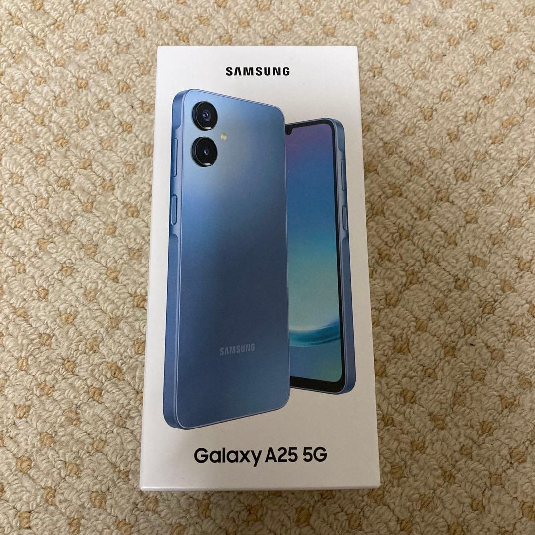Galaxy A25 5G ブルー ギャラクシー 未使用品 - メルカリ