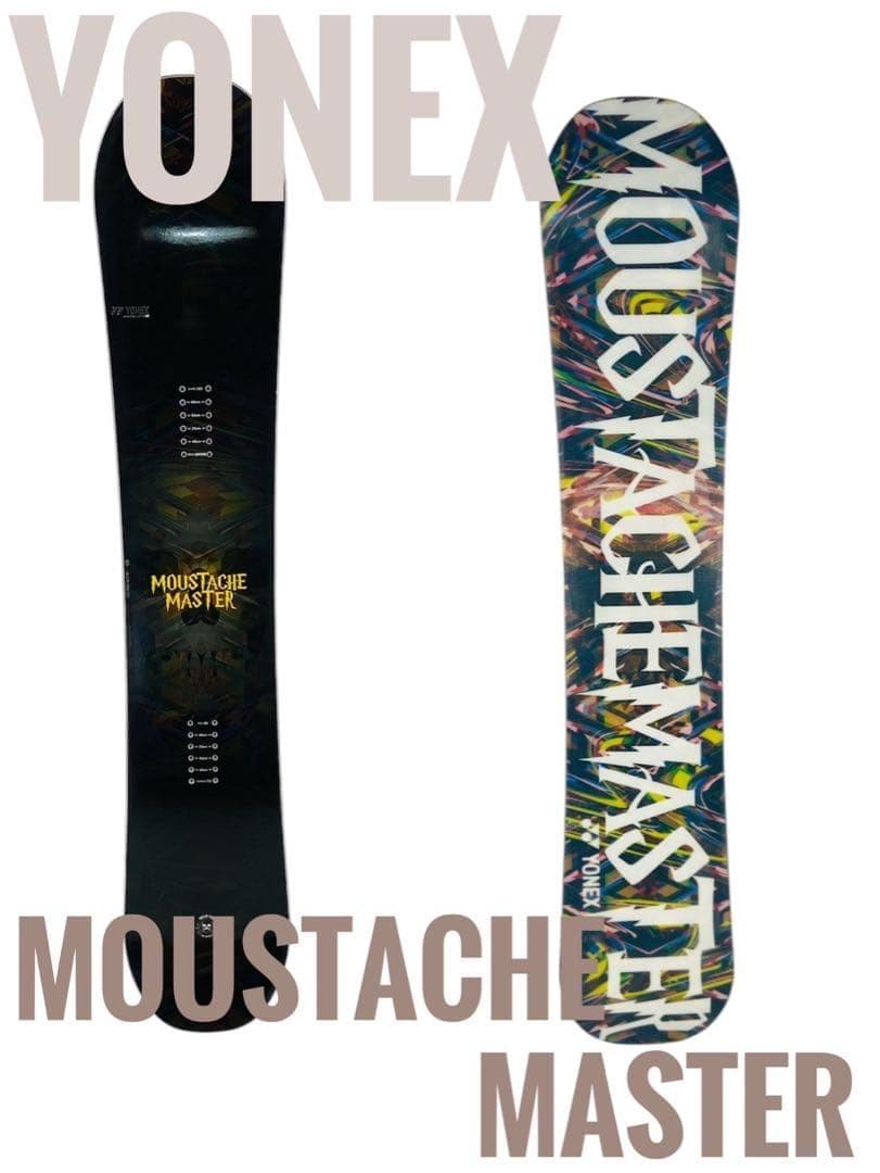 良品】YONEX MOUSTACHE MASTER 152cm スノーボード - メルカリ